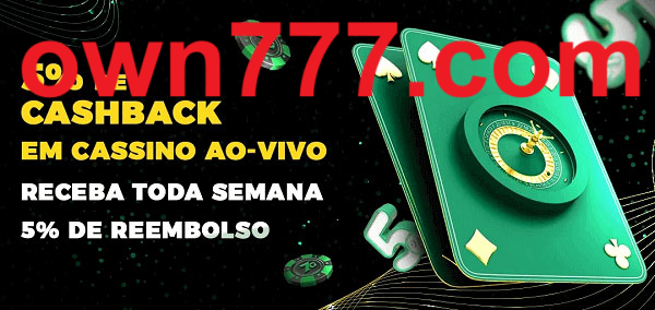 Promoções do cassino ao Vivo own777